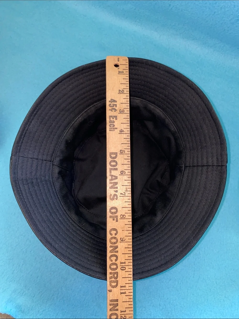 BUCKET Hat faux leather unbranded black soft classic street wear NEW size OSFA